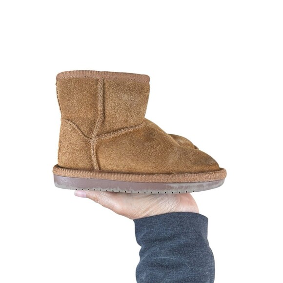 Koolaburra by Ugg Kids Size 8 Koola Mini Boots Toddler Chestnut Brown 1121538 - Picture 3 of 13